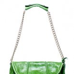 Тревисто зелена чанта малка с дръжка