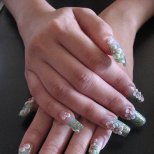 3d цветя Акрилни нокти