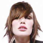 разрошена права коса