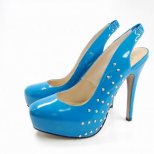 Браян Атууд Сини Високи Обувки с Капси в Три Цвята 2010