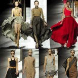 Ланвин 2011 Пролет-Лято Седмица на Модата Париж Сексапилни и Красиви Рокли