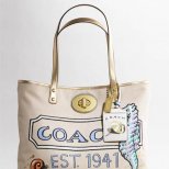 Текстилна плажна чанта на coach