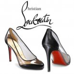 christian louboutin Обувки на висок ток с прозрачна част
