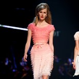 Dior 2011 рокля преливащо розово