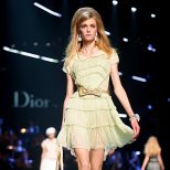 Dior 2011 рокля в бледо зелено