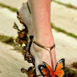 Александър Маккуин 2011 Пролетни Обувки с Пеперуда