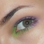 Обикновени зелени и лилави сенки