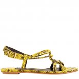 Furla 2011 равни сандали жълти