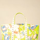 Vanessa Bruno голяма чанта на цветя - лимонен цвят