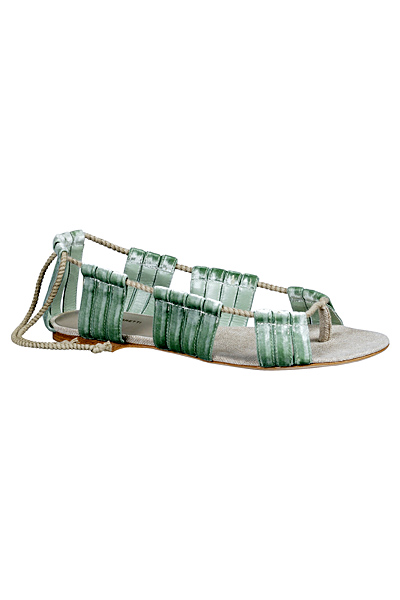 Аlberta ferretti колекция лято 2011 сандали цвят тюркоаз