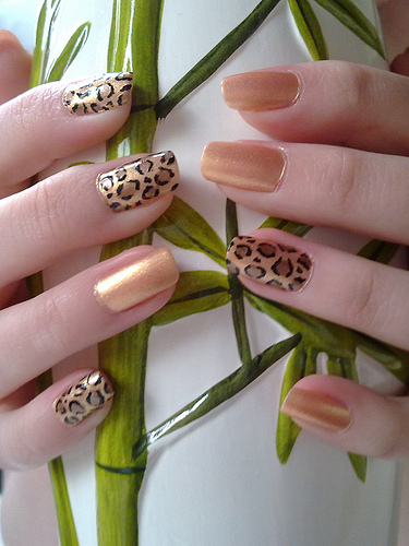 Леопардова украса за нокти (2)