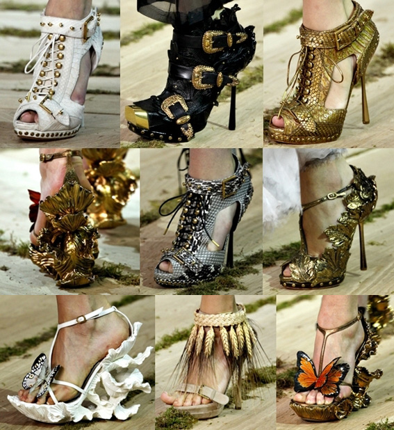 Александър Маккуин 2011 Пролет-Лято Колекция Обувки