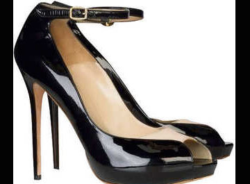 Красиви черни обувки