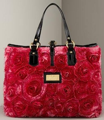 Валентино текстилна чанта на розетки