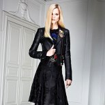 Пола висока талия и кожено късо яке Предесенна колекция Versace 2011