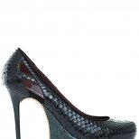 Елегантни обувки на висок ток змийска кожа Nina Ricci Есен-Зима 2011