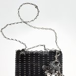Чанта с талисмани черна Paco Rabanne за Есен-Зима 2011