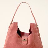 Розова чанта велур голяма Vanessa Bruno Есен-Зима 2011