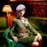 Пола и сако пастелен цвят Предесенна колекция на dior за 2011