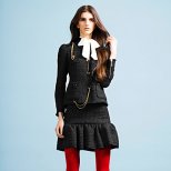 Комплект пола и сако с верижки за декорация Предесенна колекция Cheap and Chic от Moschino 2011