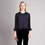 Панталон от черно кадифе и ефирна риза Есенна колекция 2011 Stella McCartney