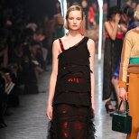 Дълга черна рокля Есен-Зима 2011 Sonia Rykiel