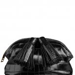 Малка черна чанта с пискюли Burberry Есен-Зима 2011