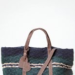 Текстилна чанта в цветовете на морето Vanessa Bruno Есен-Зима 2011