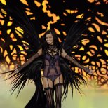 Адриана Лима в супер секси черно бельо Шоуто на Victoria's Secret 2011