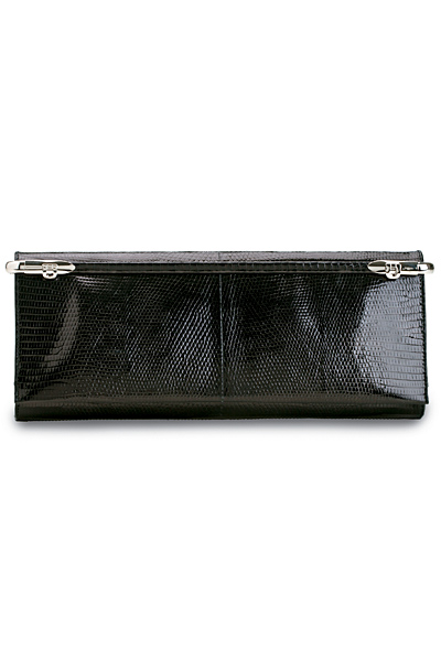 Чанта портмоне черна кожа Salvatore Ferragamo Есен-Зима 2011