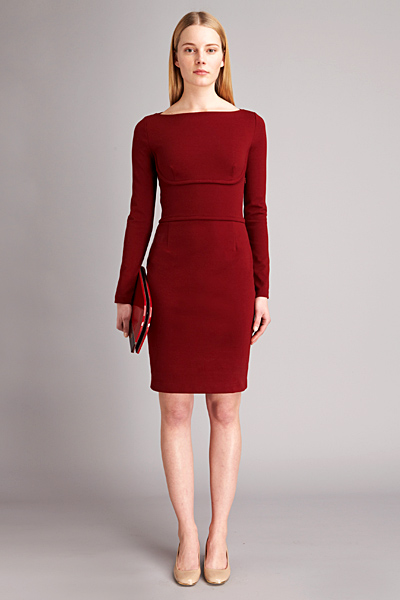 Елегантна червена рокля Есенна колекция 2011 Stella McCartney