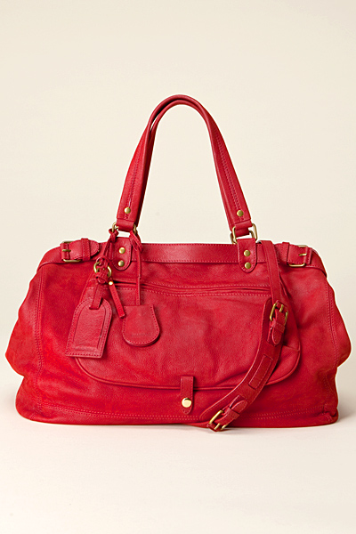 Ярко червена чанта кожа Vanessa Bruno Есен-Зима 2011