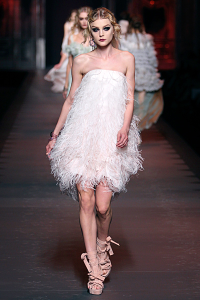 Къса рокля с перца Dior Есен-Зима 2011
