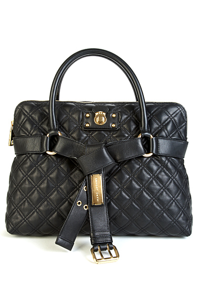 Средно голяма черна чанта сегментирана кожа Marc Jacobs Есен-Зима 2011