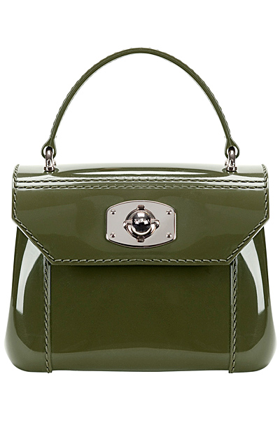 Лакирана чанта в зелено Furla Есен-Зима 2011