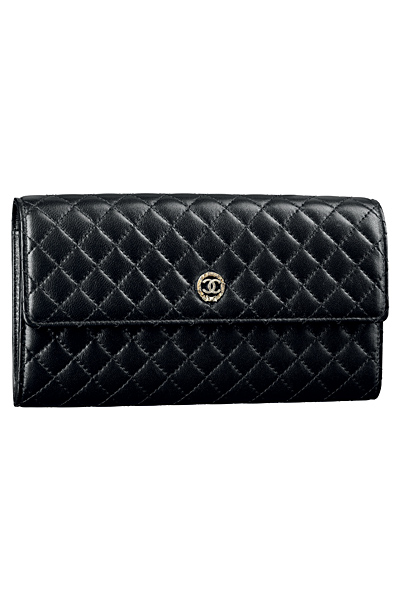 Голямо черно портмоне Chanel Есен-Зима 2011