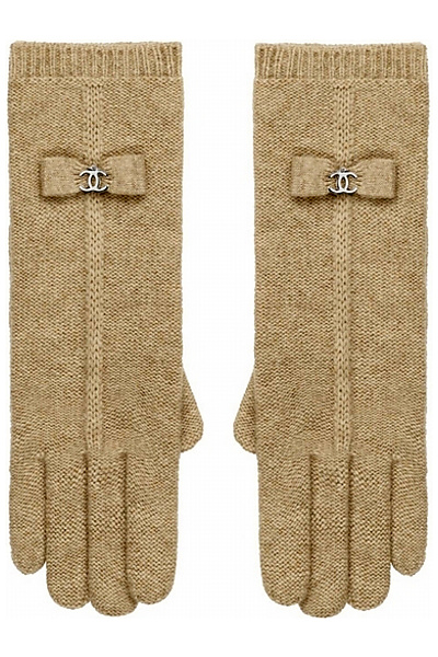 Ръкавици плетени с малки панделки Chanel за есен и зима 2011