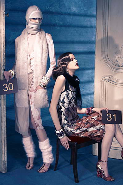Ретро рокля Предесенна колекция на louis vuitton за 2011