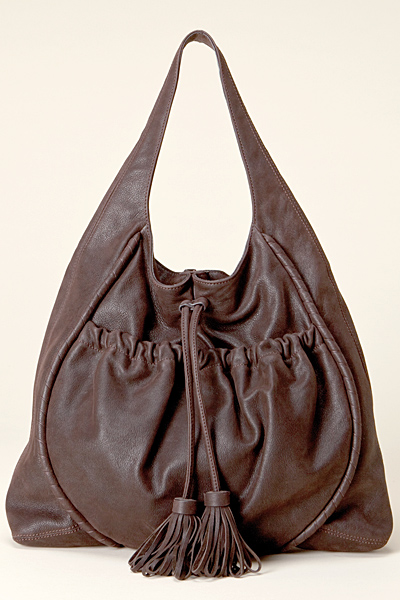 Намачкана чанта за рамо от кожа Vanessa Bruno Есен-Зима 2011