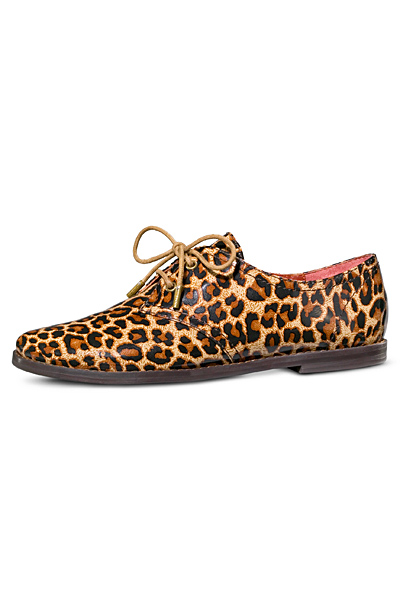Ниски равни обувки с връзки леопард Kenzo Есен 2011