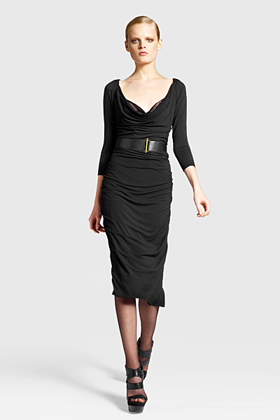 Права рокля с падащо деколте Предесенна колекция Icons от Diane von Furstenberg 2011