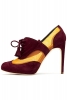 Обувки на ток с връзки лилаво и жълто Rupert Sanderson Есен-Зима 2011