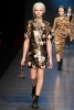 Къса блестяща рокля със звезди Есен-Зима 2011 Dolce and Gabbana