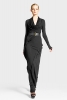 Дълга черна рокля по тялото Предесенна колекция Icons от Diane von Furstenberg 2011