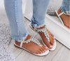 Нежни бели сандали лято 2018