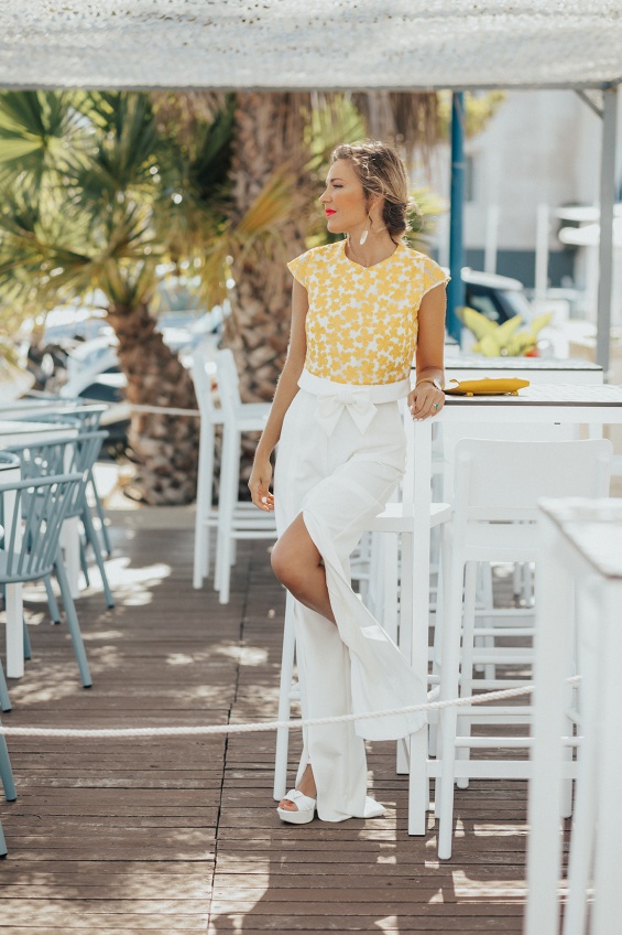 Блуза в жълто лято 2018
