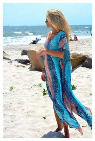 Нежна плажна рокля лято 2018