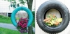 Мъжът ми си изхвърли гумите на колата и ако знаете какво приложение им намерих в градината, истинска красота (снимки)