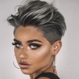 Модерна прическа за къса коса 2019