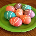 Боядесване на яйца на линии